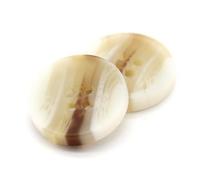 SUCREY 25mm 30mm Harz Imitation Horn Knöpfe Für Kleidung Große Mantel Pullover Anzug Strickjacke Schwarz Nähen Zubehör