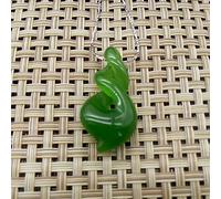 Sudemota Halsketten Anhänger aus weißer Jade im neuseeländischen Maori-Stil (weiß) (Color : Green)