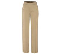 Schlupfhose TONI "Sue Wide Chino", Damen, Gr. 46, N-Gr, sand, Web, Obermaterial: 87% Baumwolle, 10% Polyamid, 3% Elasthan, lang, Hosen Schlupfhose, mit bequemem Dehnbund - auch in Kurzgröße erhältlich
