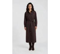 SUEDE SHIRT DRESS 1/1 SLEEVE 40