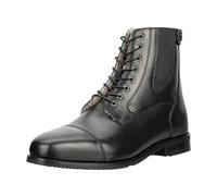 SUEDWIND FOOTWEAR Florentina BZ Lace Merino Stiefelette - Italienisches Rindsleder - Lammfell-Winter-Schuh - Handarbeit - Schwarz 38