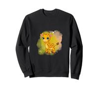 Süße Giraffe Cartoon - Niedliches Kinder Tier Design Sweatshirt