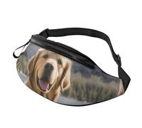 Süße Golden Retriever Bauchtasche für Herren und Damen, leicht, verstellbar, modische Hüfttasche für Reisen, Wandern, Laufen