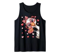 Süße Silly Goose Valentinstag Kokette Schleife Valentinstag Frauen Tank Top