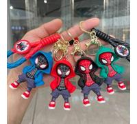 Süßer Cartoon Schlüsselanhänger - Peter Parker Legende, Spinne-Man, Superheld, Miles Morales, Ring, Tasche, Rucksack, Anhänger, Handy, Spinne-Man Anhä