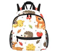 Süßer Kleinkind-Rucksack - Neon-Tier-Mix, moderne Kindertasche für Vorschule, Schule, Mädchen und kleine Kinder, Mehrfarbig 7, 25.4x10x30 CM/10x4x12 in