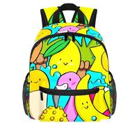 Süßer Kleinkind-Rucksack - Totenkopf-Cranium-Piraten-Tasche; moderne Kindertasche für Vorschule, Schule, Mädchen und kleine Kinder, Mehrfarbig 15, 25.4x10x30 CM/10x4x12 in