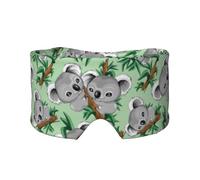 Süßer Koala, Vollständige Augenabdeckungen, lichtblockierende Augenmaske, Schlafaugen- und Ohrenschützer