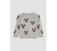 Süßer Strickpullover mit Weihnachtsmotiv 62 grau 2159254.94X5.62