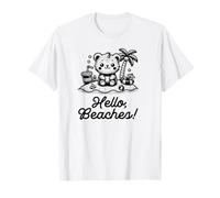 Süßer Teddy - Hello Beaches T-Shirt