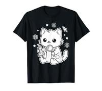 Süßer Wissenschaftler Kawaii Cat Science Buff Cute T-Shirt