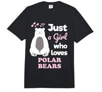 Süßes Eisbär-Mädchen liebt Eisbären Comfort Colors Adult Heavyweight T-Shirt