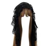 Süßes Haaraccessoire mit schwarzem Spitzendetail, All black | Modische Kopfbedeckungen für Damen und Herren
