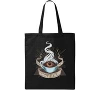 Sugar Coffee Milk The Trinity All Seeing Eye Natürliche Ökologische Baumwolle Tote Bag Schwarz, Schwarz, Einheitsgröße, blacks, One size