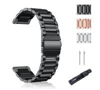 SUGARJAR Edelstahl Uhrenarmband Kompatibel mit Withings ScanWatch 2 38mm, 18mm Metall Ersatzarmband mit Schnellverschluss für Withings ScanWatch Light/Nova Brilliant Damen Herren
