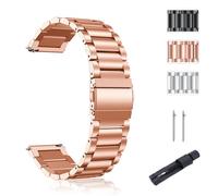 SUGARJAR Edelstahl Uhrenarmband Kompatibel mit Withings ScanWatch 2 42mm, 20mm Metall Ersatzarmband mit Schnellverschluss für Withings ScanWatch Nova Damen Herren