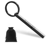 Sugeru® Cuboid Schlüsselanhänger mit Gravur - DU SCHAFFST DAS!& VIEL GLÜCK! | Auto Motorrad Schlüsselanhänger aus Edelstahl | Personalisiert | geschenk für männer damen papa kollegin