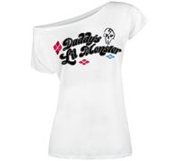 Suicide Squad Harley Quinn - Daddy's Lil Monster T-Shirt weiß in XXL