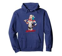 Suicide Squad Harley Trust Pullover Hoodie, Unisex für Erwachsene, Marineblau, XXL