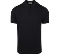 Suitable Knitted Half Zip Poloshirt Navy - Größe XL Dunkelblau XL