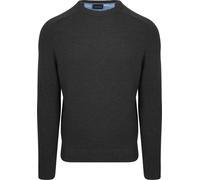 Suitable Lammwolle Pullover Rundhals Anthrazit - Größe XL Grau XL