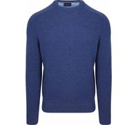 Suitable Lammwolle Pullover Rundhals Royal Blau - Größe M Dunkelblau M