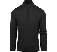 Suitable Merino Half Zip Pullover Anthrazit - Größe L Grau L