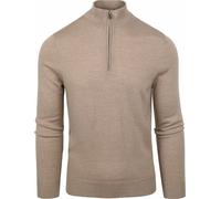 Suitable Merino Half Zip Pullover Beige - Größe S Beige S