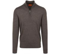 Suitable Merino Half Zip Pullover Braun - Größe L Braun L