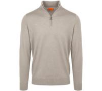 Suitable Merino Half Zip Pullover Bright Taupe - Größe XL Taupe XL