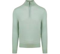 Suitable Merino Half Zip Pullover Grün - Grösse M - Herren - Bekleidung - Slim-fit - Merino-Wolle