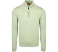 Suitable Merino Half Zip Pullover Hellgrün - Größe L Grün L