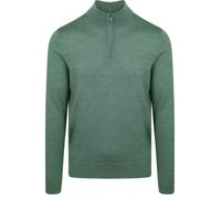 Suitable Merino Half Zip Pullover Mid Grün - Größe L Grün L
