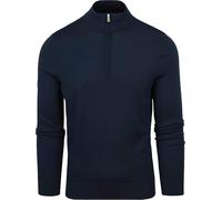 Suitable Merino Half Zip Pullover Navy - Grösse M - Herren - Bekleidung - Mode