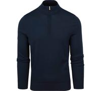 Suitable Merino Half Zip Pullover Navy - Größe XL Blau XL