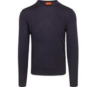 Suitable Merino Pullover Rundhals Denimblau - Grösse M - Herren - Modern Fit - Merino-Wolle -