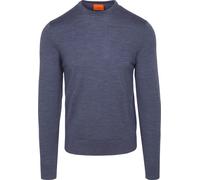 Suitable Merino Pullover Rundhals Denimblau - Größe S Blau S