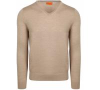Suitable Merino Pullover V-Ausschnitt Beige - Größe M Beige M