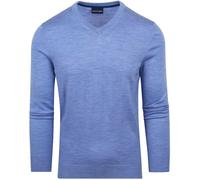 Suitable Merino Pullover V-Ausschnitt Hellblau - Größe 3XL Hellblau 3XL