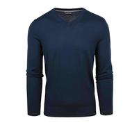 Suitable Merino Pullover V-Ausschnitt Navy - Grösse M - Herren - Bekleidung - Slim-fit - Merino-Wolle - Perfekt für Herbst und Winter