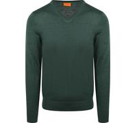 Suitable Merino Pullover V-Ausschnitt Racing Grün - Größe XL Dunkelgrün XL