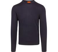 Suitable Merino Rundhalspullover Dunkelblau - Größe L Dunkelblau L