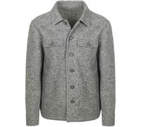 Suitable Overshirt Boiled Wool Blend Grau - Größe L Grau L