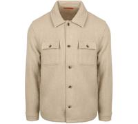 Suitable Overshirt Wool Blend Beige - Größe XXL Beige XXL