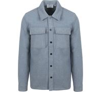 Suitable Overshirt Wool Blend Blau - Größe XL Hellblau XL