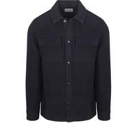 Suitable Overshirt Wool Blend Navy - Größe XL Dunkelblau XL