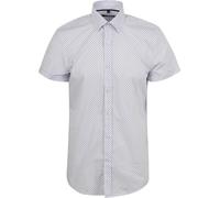 Suitable Short Sleeve Hemd Druck Blau - Größe XXL Blau XXL