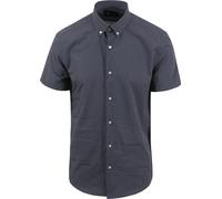 Suitable Short Sleeve Hemd Druck Navy - Größe M Dunkelblau M