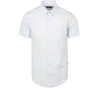 Suitable Short Sleeves Hemd Cotton Slub Hellblau - Größe XXL Hellblau XXL