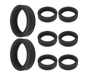 Suitcase Wheel Covers - Silicone Suitcases Wheel Protector, Noise Reduction Casters Covers, 8X Anti-Scratch Luggage Compartment Wheels Protection for Travel